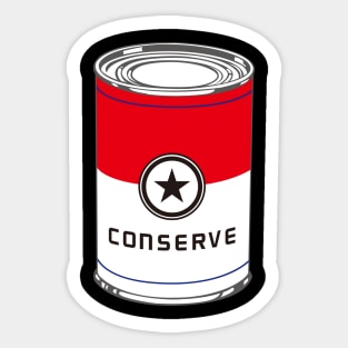 Conserve )) Sticker